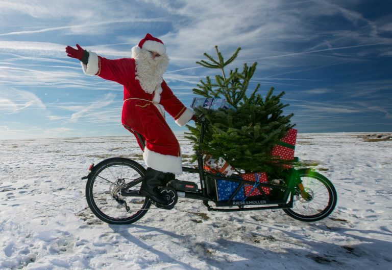 Weihnachtsbaum kann per Fahrrad kommen