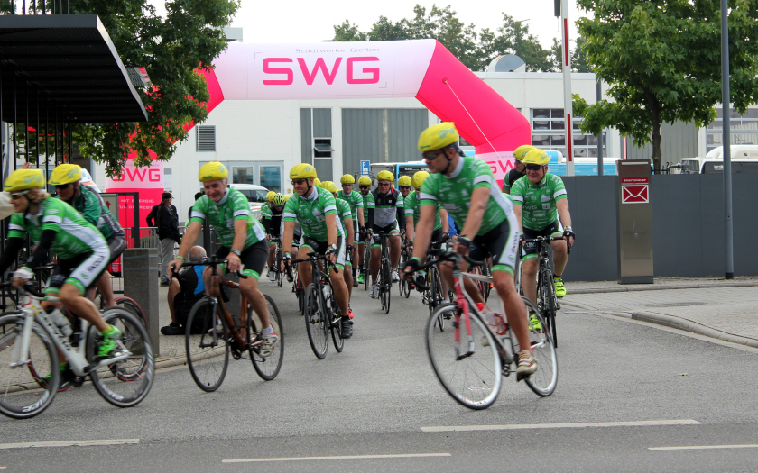 Auftakt zur Tour der Hoffnung 2022 in Gießen