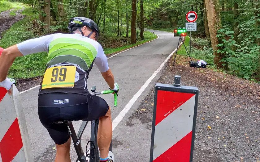 Bergzeitfahren an der Schmelzmühle im Jahr 2023